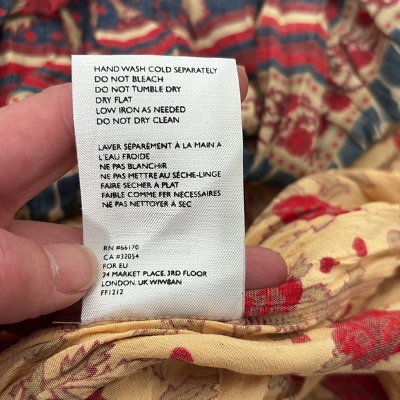 Anthropologie x Faithfull Melia Midi Dress size 4 Small - Picture 10 of 10